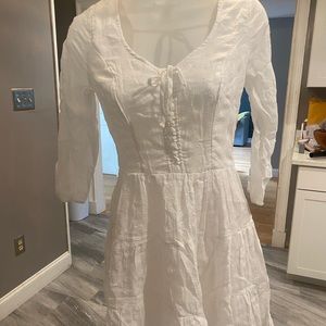 White Hollister dress